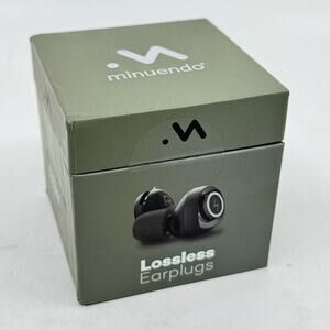 NWT MINUENDO Lossless Earplugs in Black